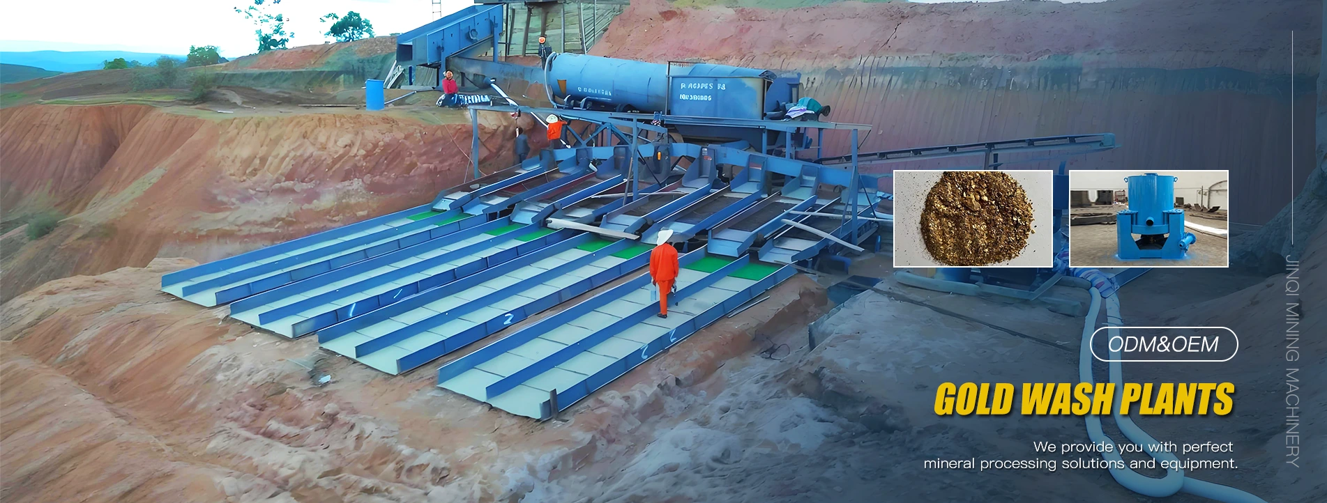 Gold Wash Plants მიმწოდებელი ჩინეთში