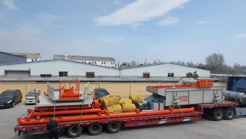 გაიმეორეთ შეკვეთა ცენტრალური აზიიდან! Jinqi Gold Mining Screen Unit გაიგზავნება