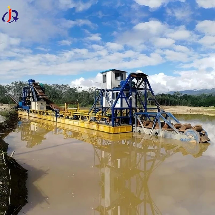 Sand Gold Dredger მდინარის ოქროს მოპოვებისა და რეცხვისთვის